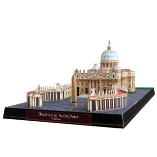 Basilica of Saint Peter, Vatican Craft Paper Model 3D Architectural Building DIY Education Toys Handmade Adult Puzzle Game